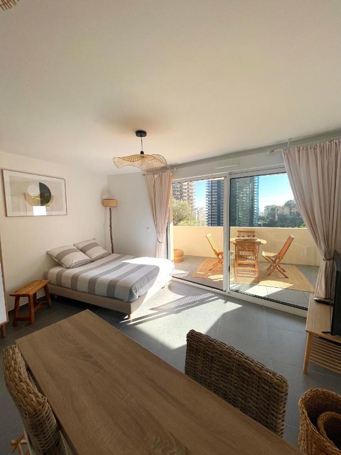 Luxueux Studio Neuf - Frontiere Monaco - Piscine - Parking Prive Zewnętrze zdjęcie